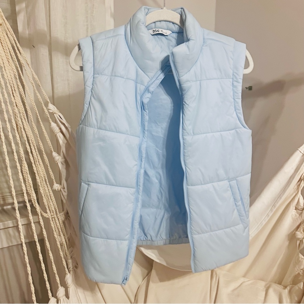 DSG Sky Blue Quilted Vest